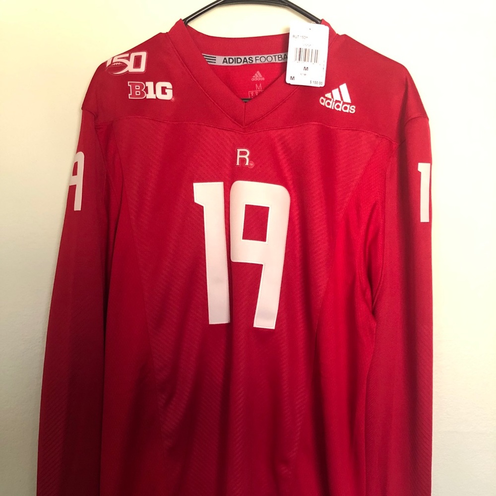 Adidas Rutgers 150th Anniversary Jersey Sz Medium